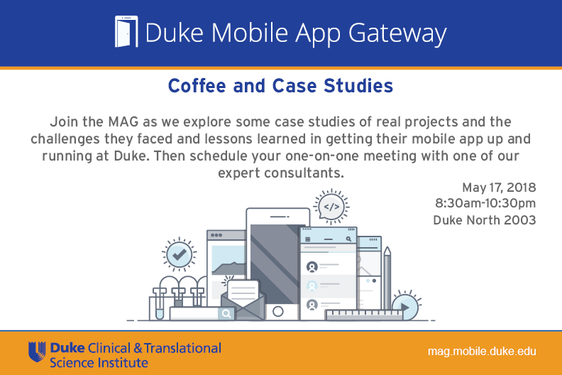 Coffee & Case Studies Flyer